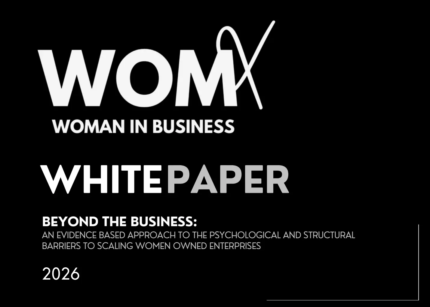 WomX Women In Business White Paper – Beyond The Business